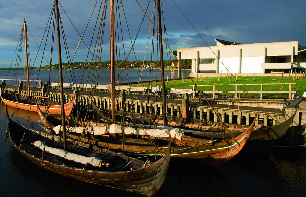 I Museumshavnen ligger museets bådsamling