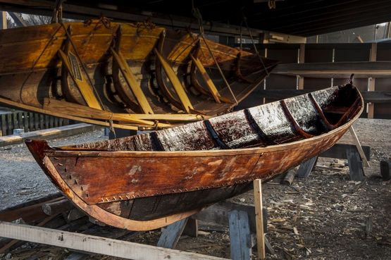 Tuna Badalundsbåden ved Vikingeskibsmuseet i Roskilde