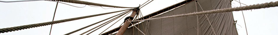 Havhingstens mast med sejl og rig