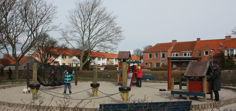 Havneparkens legeplads.