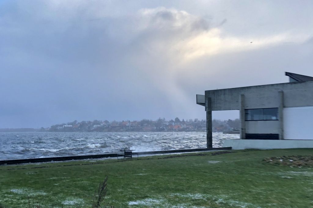 Prognoserne for vandstanden i Roskilde Fjord viser, at der i det kommende døgn vil forekomme en forhøjet vandstand på op til 130 cm over daglig vande.