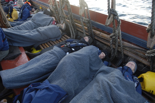 Frivagten på et tidspunkt hvor det ikke regnede et sted i Skotland. Foto: Werner Karrasch