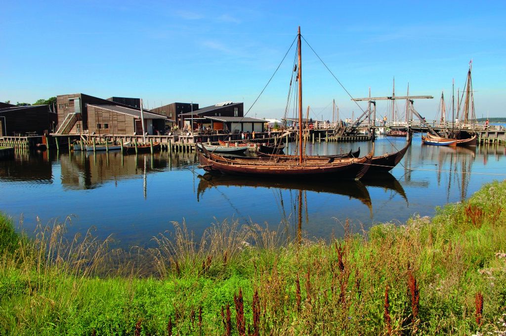Museumsøen set fra det inderste af Museumshavnen.
