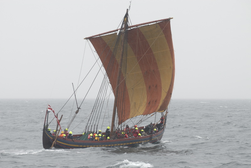 Havhingsten under sejlads til Norge 2007. Foto: Morten Nielsen
