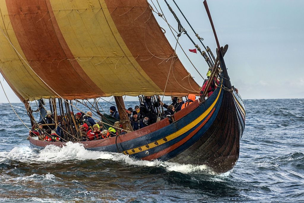 Havhingstens togt til Dublin i 2007. Copyright; Vikingeskibsmuseet i Roskilde