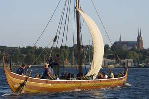 L´Helge Ask est exposé au Musée des bateaux vikings de Roskilde au Danemark L´Helge Ask est exposé au Musée des bateaux vikings de Roskilde au Danemark