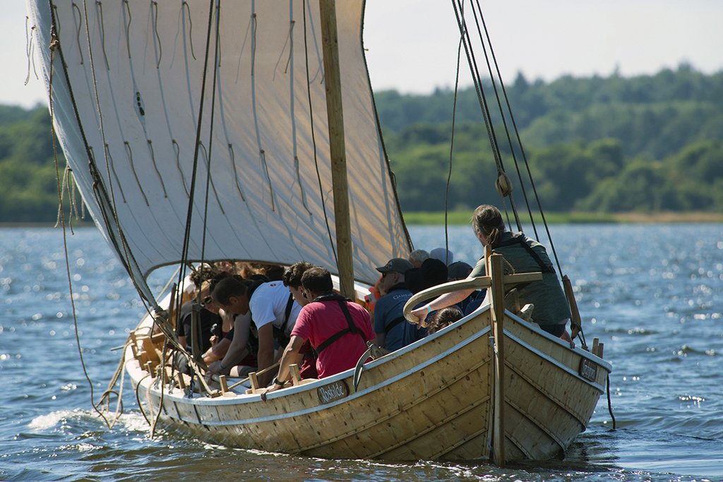Daglige sejladser på Roskilde Fjord fra 1. maj til 30. september. copyright: Vikingeskibsmuseet i Roskilde