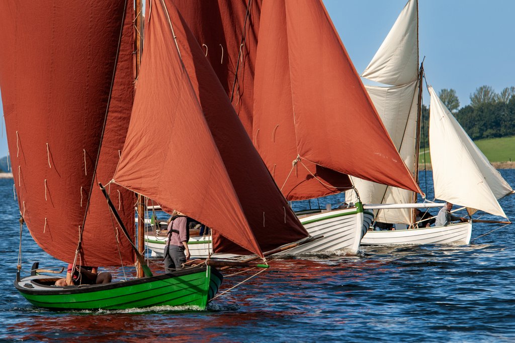 Kapsejlads Fotograf: Werner Karrasch, Copyright: Vikingeskibsmuseet i Roskilde 
