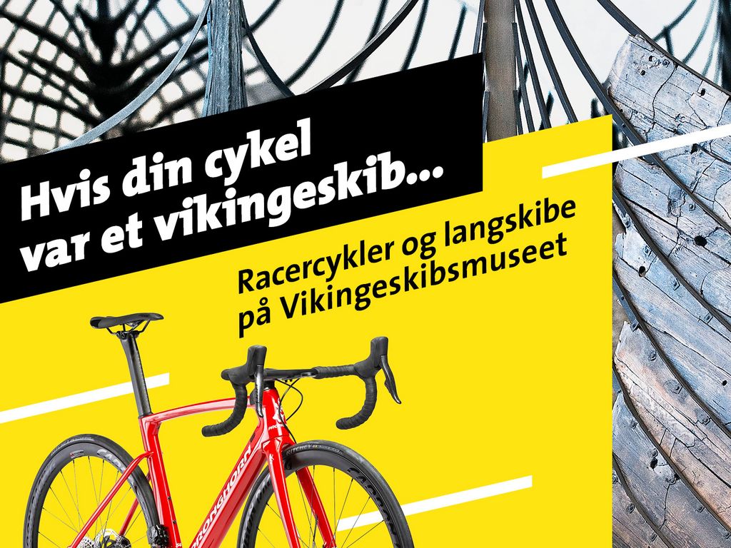 Hvis din cykel var et vikingeskib. Racercykler og langskibe på Vikingeskibsmuseet.