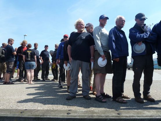 The crew is waiting impatiently for the fish soup.