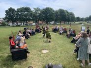 Krigertræning i sommerferien på Vikingeskibsmuseet
