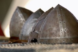 Viking helmets. Copyright: Viking Ship Museum in Roskilde Viking helmets. Copyright: Viking Ship Museum in Roskilde