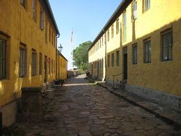 Gamle militær kvarterer.
