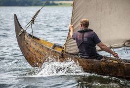 Langòe ejet af Vikingeskibsmuseet i Roskilde