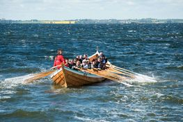 [Translate to English:] Sulen ved Vikingeskibsmuseet i Roskilde