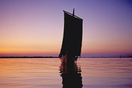 Deltag i Vikingeskibsmuseets aftensejlads på Roskilde Fjord. Copyright: Vikingeskibsmuseet