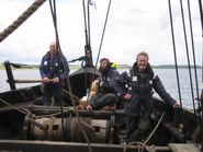 Træningssejlads på Roskilde Fjord.