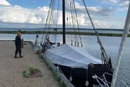 Barbecue at the Viking Market on Ottar's summer cruise 2024