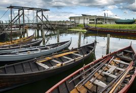 [Translate to english:] Vikingeskibsmuseets bådsamling