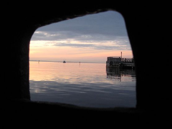 Aftenstemning i Vedbæk Havn.
