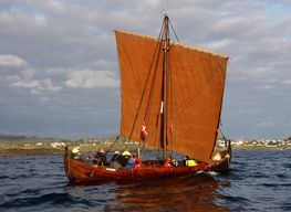 Skjoldungen ved Haukesund Skjoldungen on arrival at Haugesund on Tuesday 9 July 2019. Photo: Tor André Johannesen