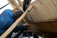 Skuldelev 3 Revisited - a new Viking ship is being built at the Viking Ship Museum's boatyard. Construction will be completed in September / October 2021.