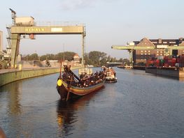 Dagen startede tidligt i Berlins Vest Hafen.
