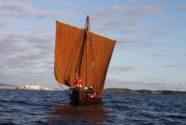Skjoldungen ved Haukesund Skjoldungen on arrival at Haugesund on Tuesday 9 July 2019. Photo: Tor André Johannesen