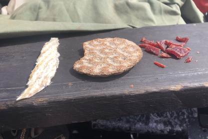 The Skjoldungen food experiment consisted of the crew living on real Viking food for 4 days - dried meat, fish, fruit, nuts and crispbread