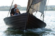 Den klinkbyggede båd Marcus Noer, copyright: Vikingeskibsmuseet i Roskilde.