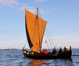 Skjoldungen ved Haukesund Skjoldungen on arrival at Haugesund on Tuesday 9 July 2019. Photo: Tor André Johannesen