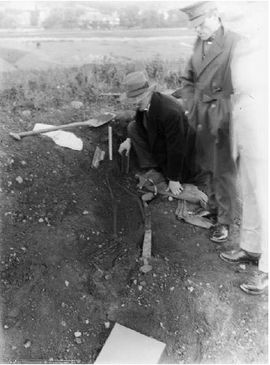 Vikingetidsgrav fra Islandbridge, Dublin. Meget få vikingetidsgrave i Irland er udgravet under kontrollerede arkæologiske forhold. Foto: National Museum of Ireland