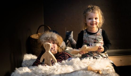 The Hamlet – The children’s universe at the Viking Ship Museum. Photo: Jacob N Andreassen. Copyright: Vikingeskibsmuseet in Roskilde. 