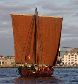 Skjoldungen ved Haukesund Skjoldungen on arrival at Haugesund on Tuesday 9 July 2019. Photo: Tor André Johannesen