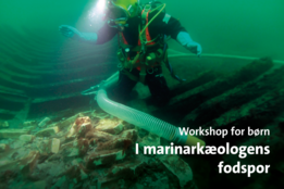 I weekender og ferier kan børn og voksne prøve kræfter med den marinarkæologiske metode på Vikingeskibsmuseet i Roskilde. Foto: Morten Johansen