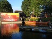 Vikingeskibsrekonstruktionen "Helge Ask" i St Katharine Docks
