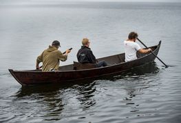 Tuna Badalundsbåden ved Vikingeskibsmuseet i Roskilde