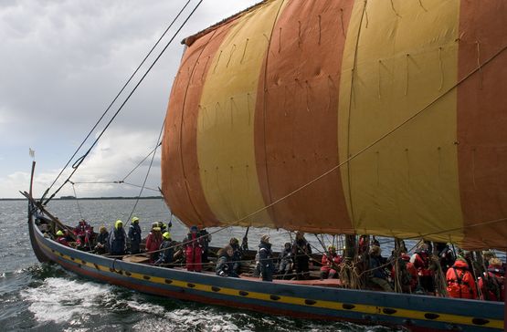 Havhingsten in der Ostsee in Richtung Schlei.