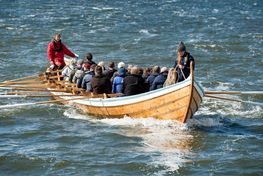 Sejlads på Roskilde Fjord. Copyright: Vikingeskibsmuseet i Roskilde. 