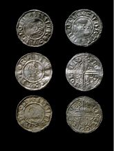 Coins minted during the reign of Cnut the Great. Photo: Lennart Larsen. Copyright: Viborg Stiftsmuseum.