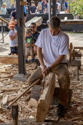 Carve the wood until it has the perfect shape