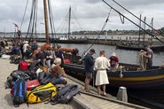 Departure from the Museum Harbour in Roskilde. Photo: Trine Har Departure from the Museum Harbour in Roskilde. Photo: Trine Har
