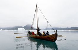 Skjoldungens bådelaug tog på togt til Grønland 2016, copyright Vikingeskibsmuseet.