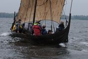 Kraka Fyr på testsejlads på Roskilde fjord 6. oktober