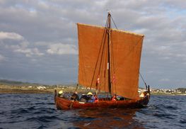 Skjoldungen ved Haukesund Skjoldungen on arrival at Haugesund on Tuesday 9 July 2019. Photo: Tor André Johannesen