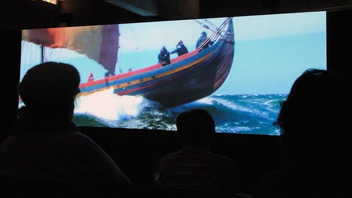 Watch movies from the Viking Ship Museum's work with boat building, Viking ships, sailing, boats, marine archeology, history, activities, crafts