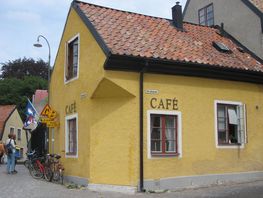 Min yndlingscafé i Visby.
