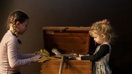 BørneBygden er et univers for børn på Vikingeskibsmuseet. Foto: Jacob N Andreassen. Copyright: Vikingeskibsmuseet i Roskilde.