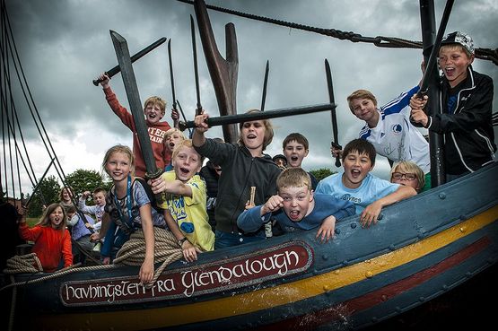 Vikingeskibsmuseet har aktiviteter skræddersyet til børn. 