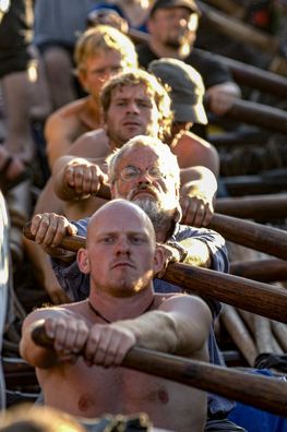 Træningssejlads op til Dublintogtet. Copyright; Vikingeskibsmuseet i Roskilde.